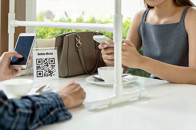 Online Ordering at Cafe Table - Affordable Websties for Small Businesses